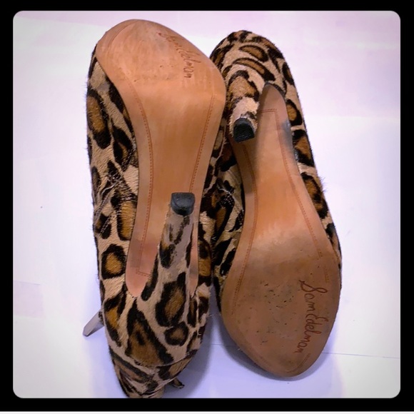 GentlyUsed Sam Edelman Calf-hair Ankle Boots:5M - Picture 7 of 8